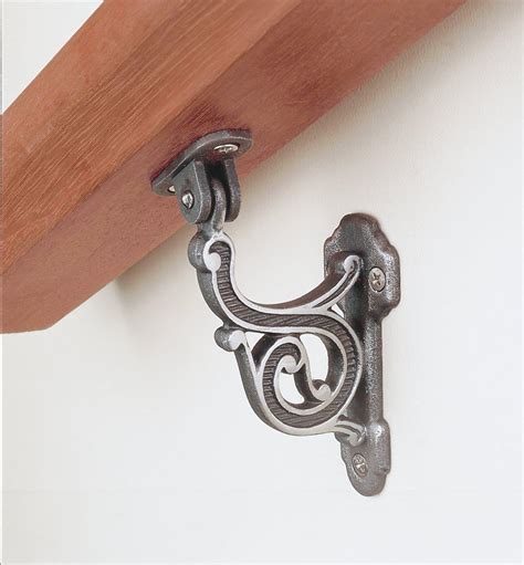 metal stair handrail brackets|removable handrail brackets.